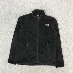 Vintage The North Face Black Zipper jacket outdoor fleece design