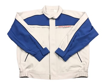 Vintage Toyota Japanese Toyota auto body uniform jacket
