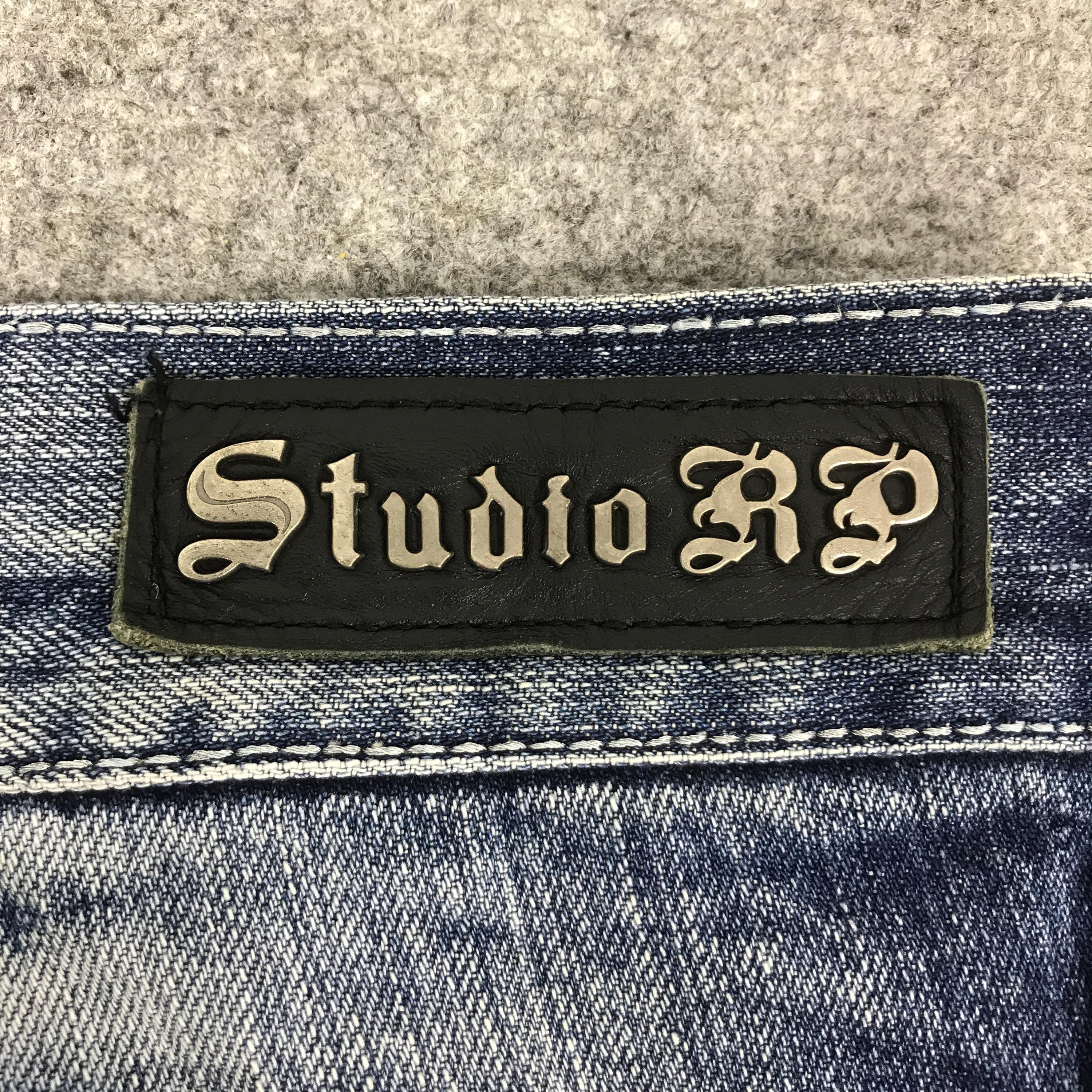 ダメージ加工デニム Studio rp x One Piece 日本製ジーンズ パンツ 