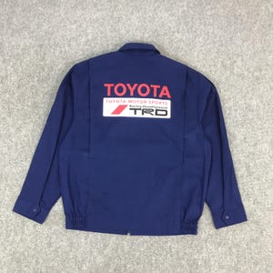 Vtg toyota motorsports racing development trd custom jacket