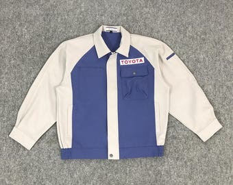 Vtg Toyota Uniform Racing Work Custom Japan Jacket - Etsy