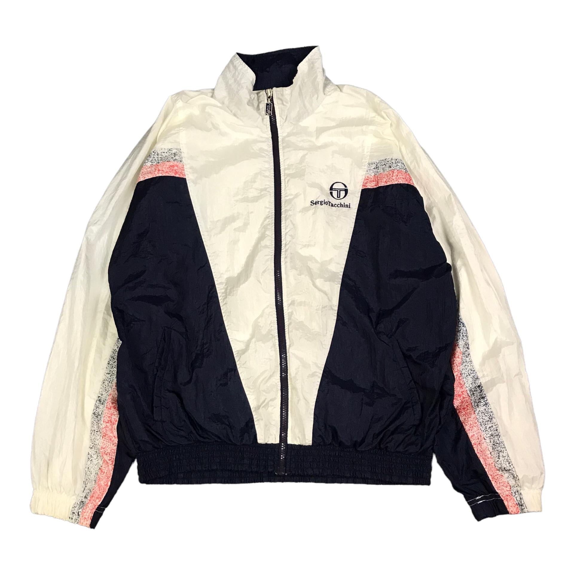 Vintage Sergio Tacchini Windbreaker Jacket Rare Design Outdoor