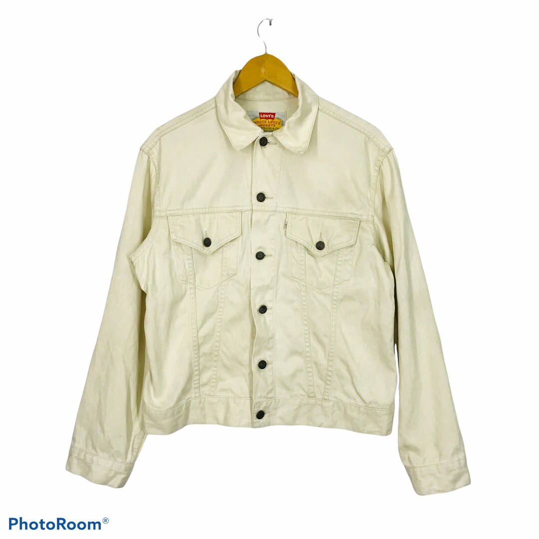 Levi's White Levi's Jackets オリーブグリーン オフホワイト OFF WHITE LEVI'S MAIN LABEL リーバイス コラボ