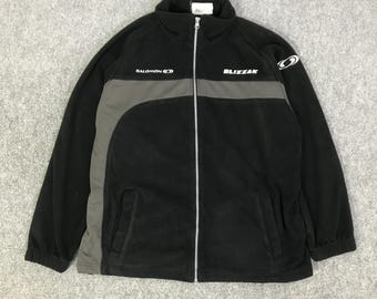 Vintage 90s Bridgestone Salomon Fleece Jacket Motorsports - Etsy