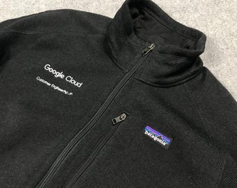 ヴィンテージ パタゴニア X Google クラウド ブラック ジャケット