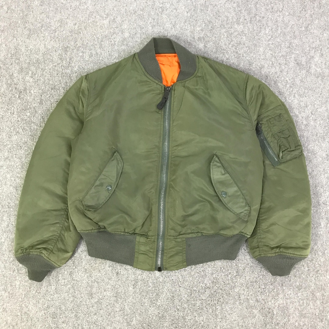 D*G様 希少L USA製 90's Alpha Industries MA-1 USA製 90s ALPHA MA-1 JKT