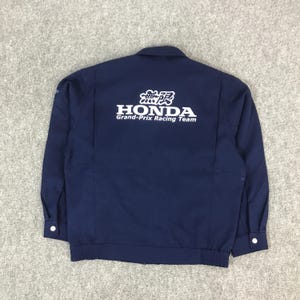 Vtg Honda grand prix racing team Mugen Racing custom uniform jacket