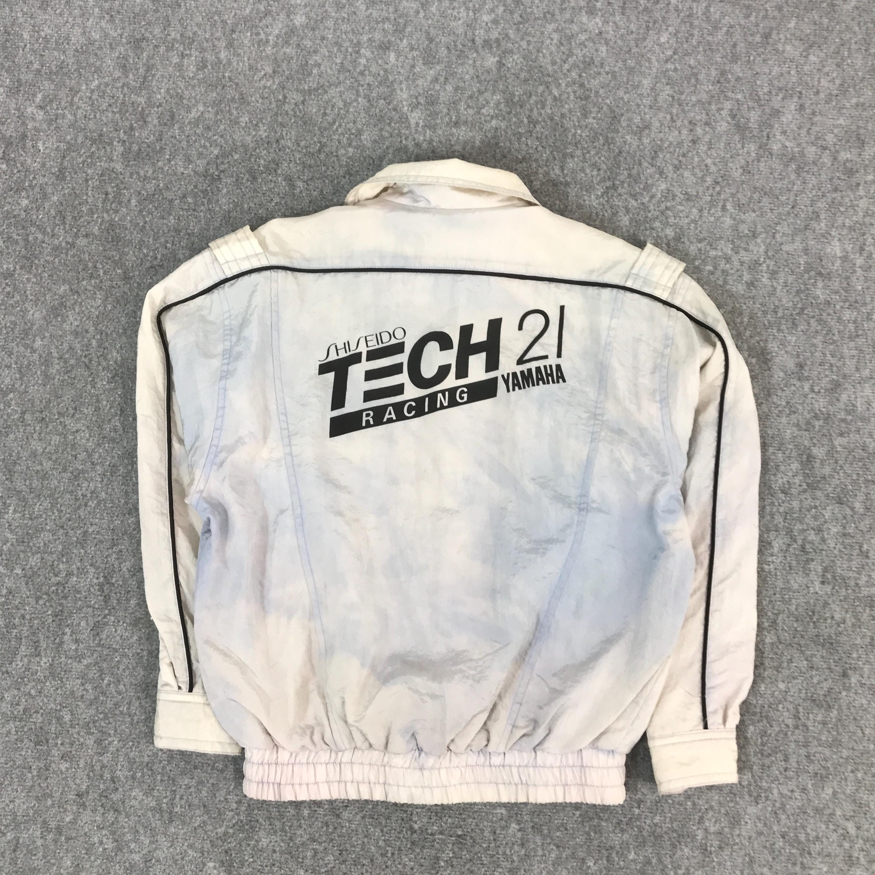 SHISEIDO Tech21 YAMAHA レーシングジャケット LL Vtg Shiseido Tech21 Yamaha Racing Acid Wash Faded Jacket - Etsy Canada