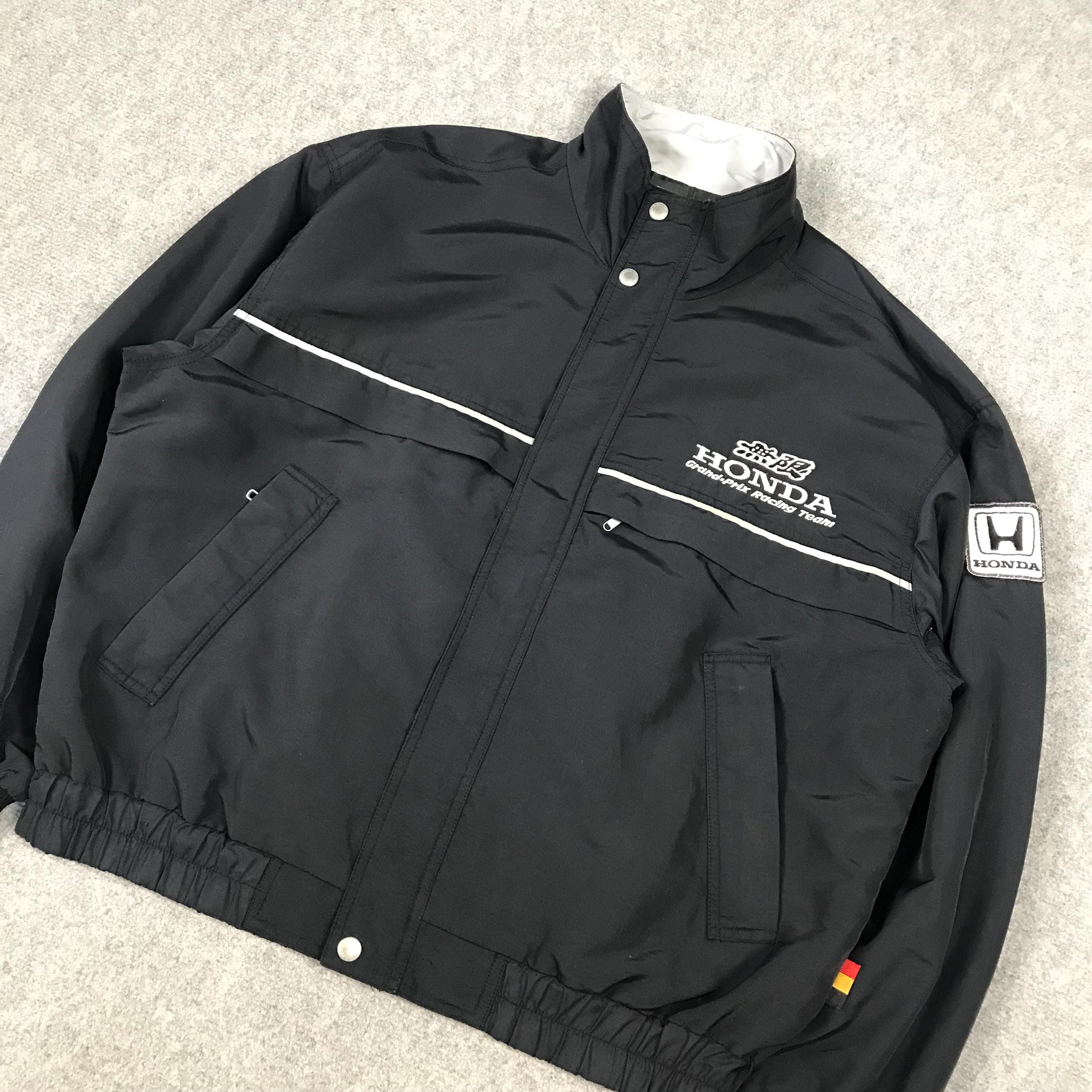 【最終】HONDA 無限 刺繍ロゴ レーシングナイロンジャケット 本物！ヴィンテージ ホンダ ムゲン スポーツ バイ ホンダ コレクション