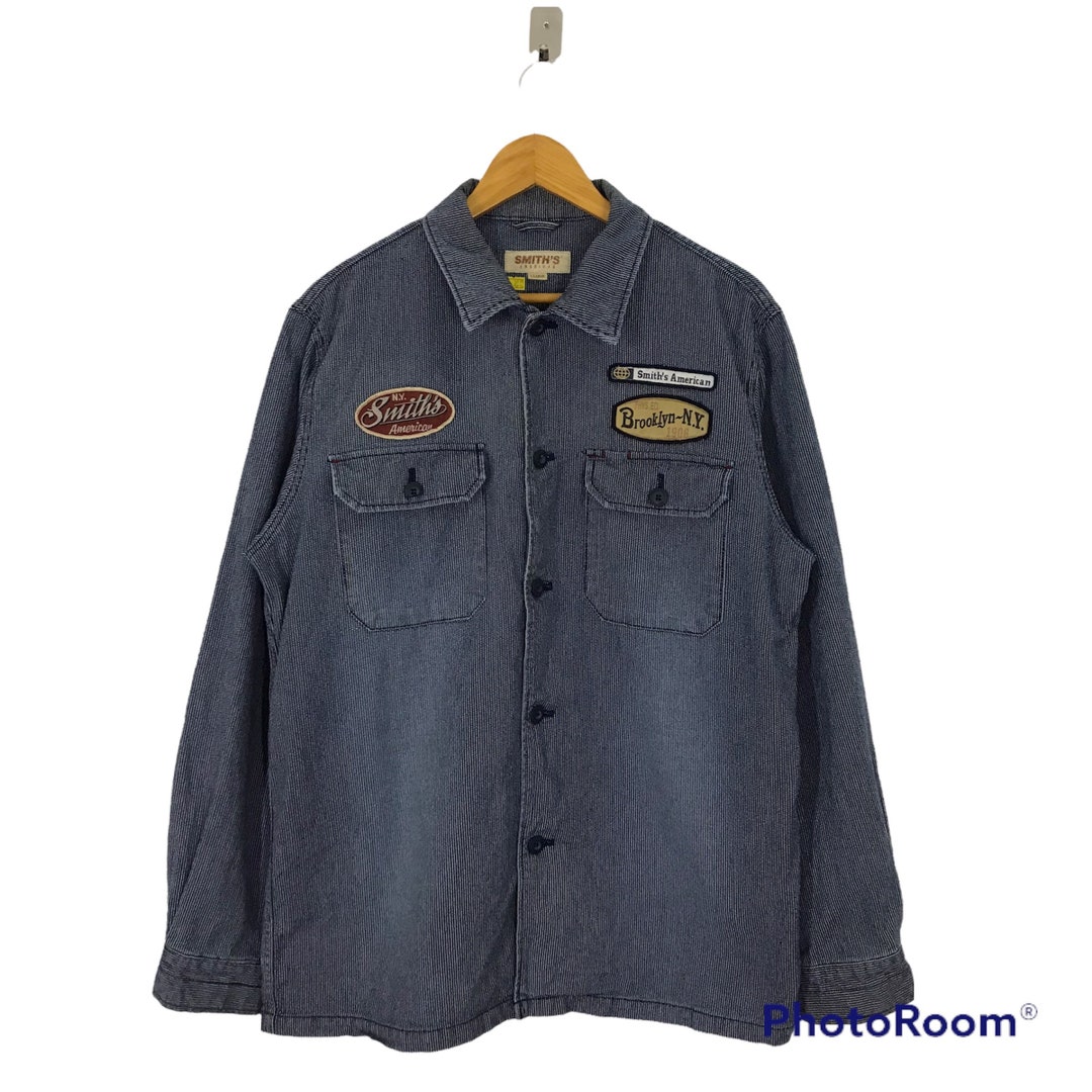 Vintage Smiths America Hickory Stripes Style Jacket - Etsy