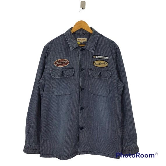 Vintage Smiths America Hickory Stripes Style Jacket - Etsy