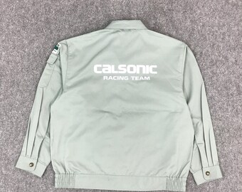 Vtg Calsonic Racing Team Uniform Japan Nissan Jacket - Etsy