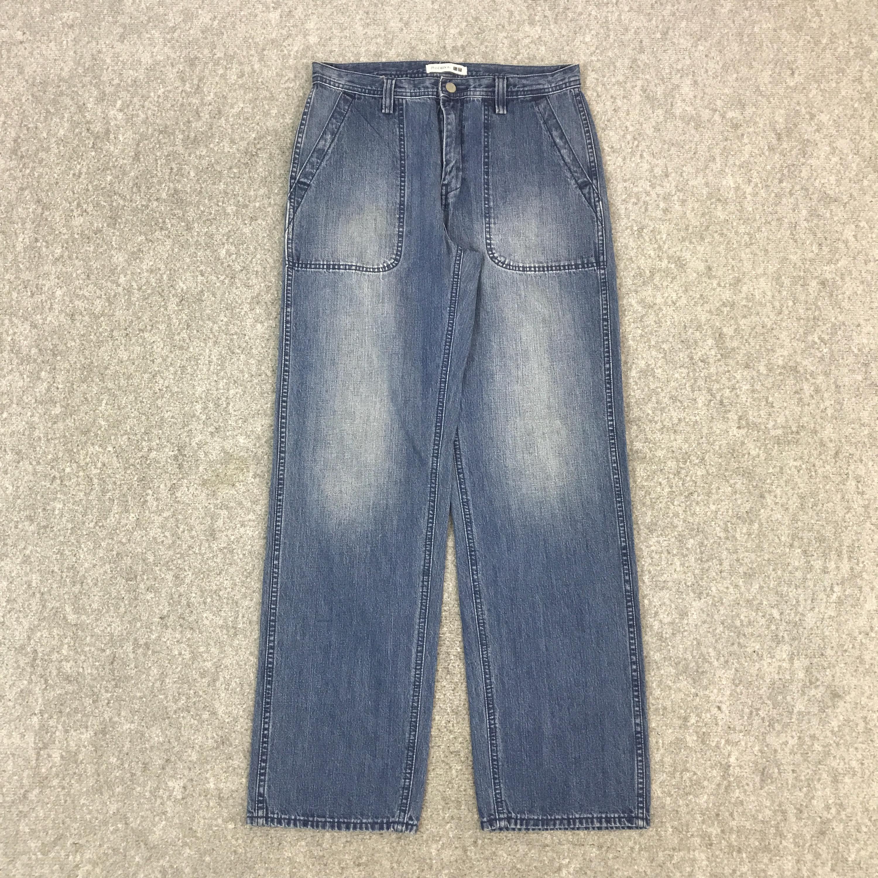 Vintage JW Anderson X Uniqlo Baggy Denim Jeans Pants - Etsy
