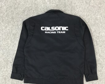 Vtg Calsonic Racing Team Uniform Japan Nissan Jacket - Etsy