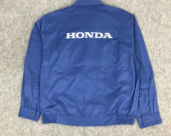 Vintage Honda HRC Racing Japan Racing Purple Jacket Honda Racing