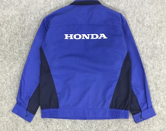 Vintage Honda HRC Racing Japan Racing Purple Jacket Honda Racing