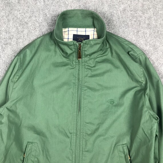 Vintage Brooks Brothers Green Jacket Bomber Cotton Jacket - Etsy