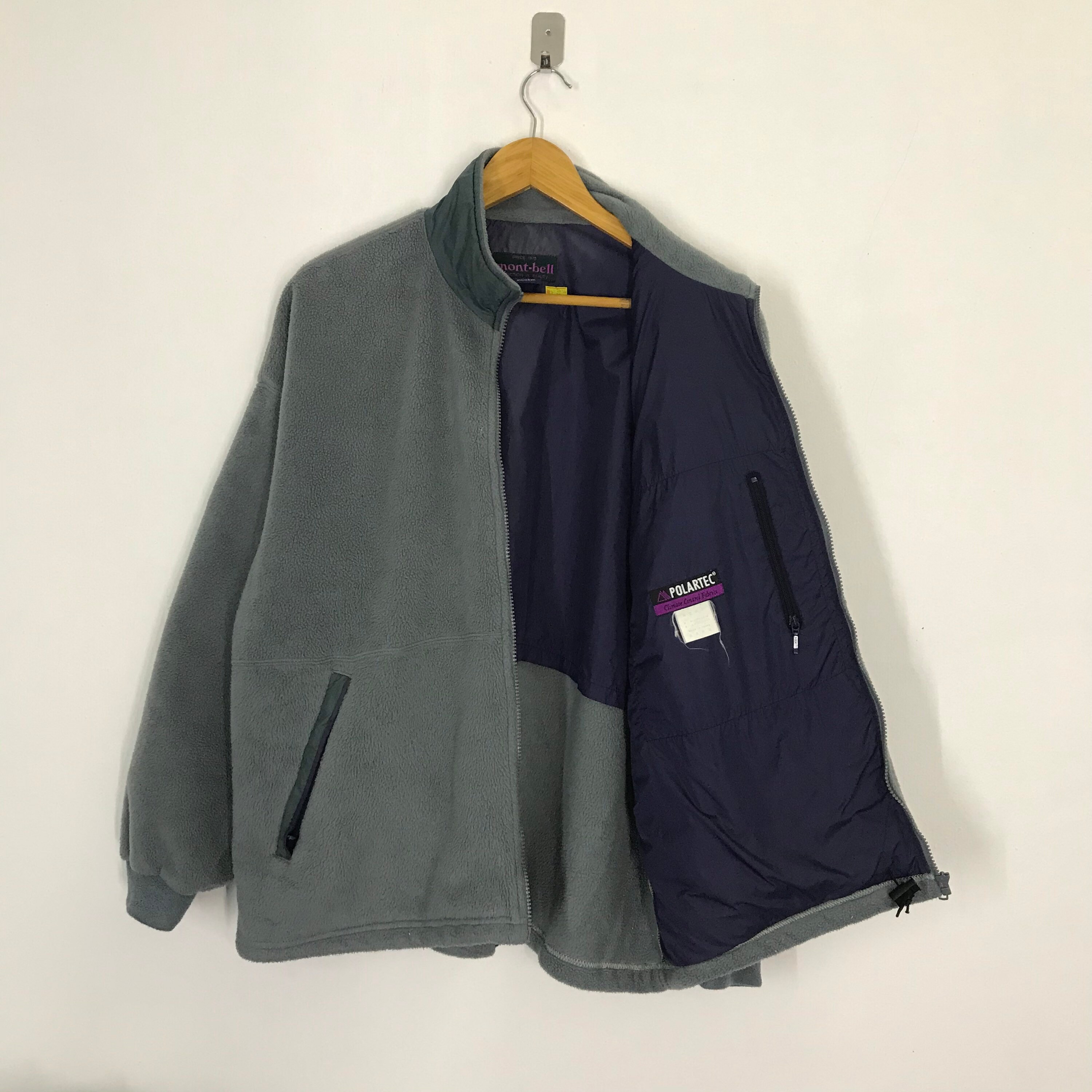 Vintage Mont-bell Montbell Fleece Zippier Outdoor Style