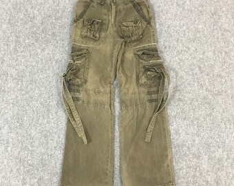 Vintage blue luis Cargo jeans pants Baggy pants / design Cargo