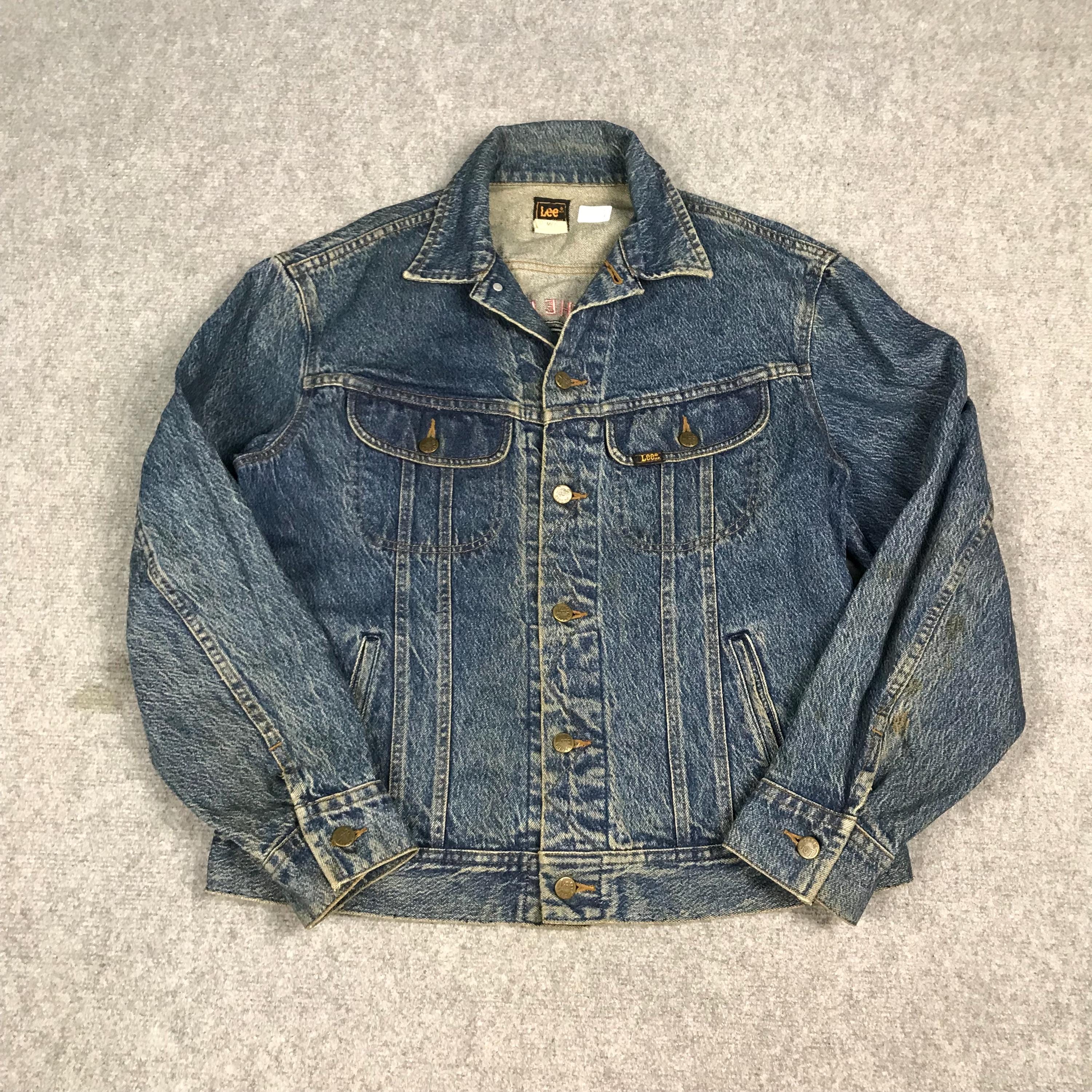 Lee デニムジャケット Hard Rock Cafe Honolulu Vintage Lee Denim Jacket Hard Rock Cafe Honolulu 40R Blue
