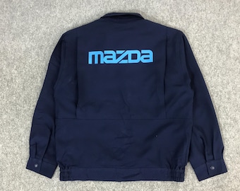 90s MAZDA フライトジャケット型 刺繍 ヴィンテージ 90s MAZDA フライトジャケット型 刺繍 ヴィンテージ 90s MAZDA
