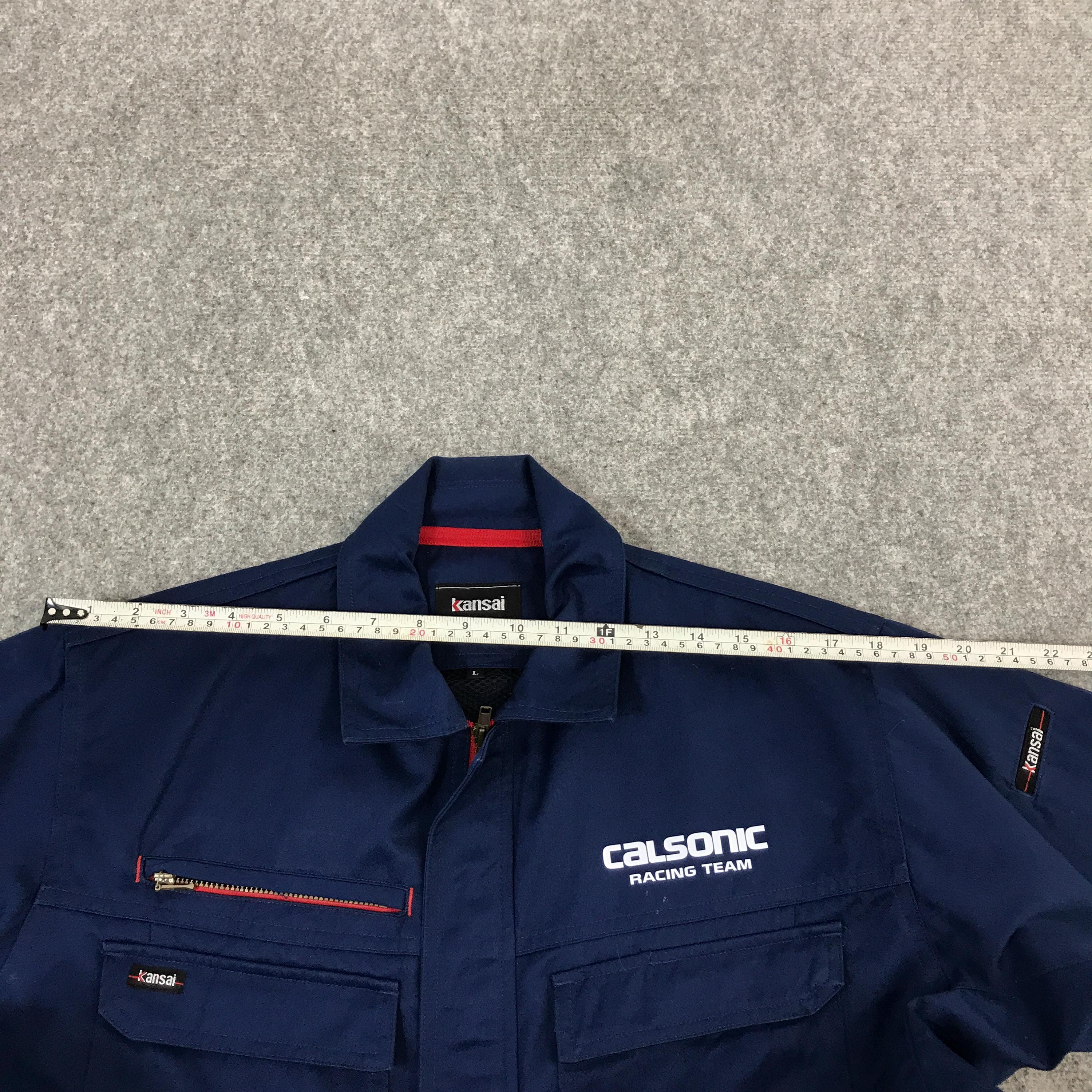 Vintage Calsonic Racing Team Uniform Nissan F1 Design Kansai