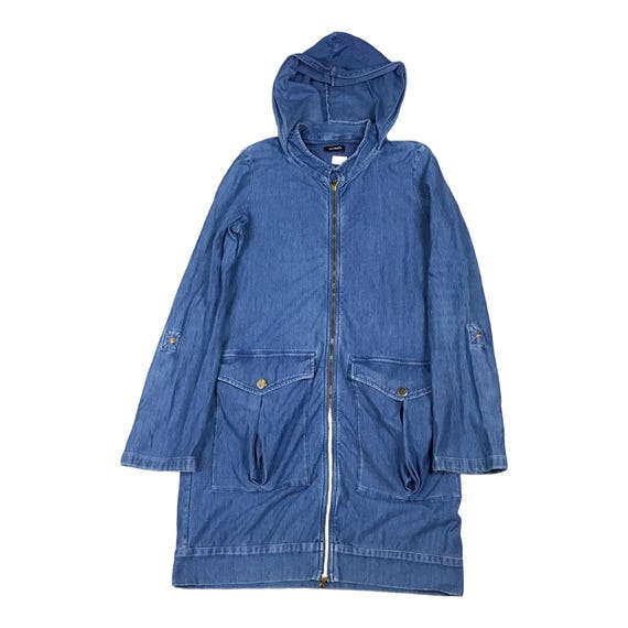Vintage Max&co Blue Denim Style Parkas Double Pocket Jacket - Etsy