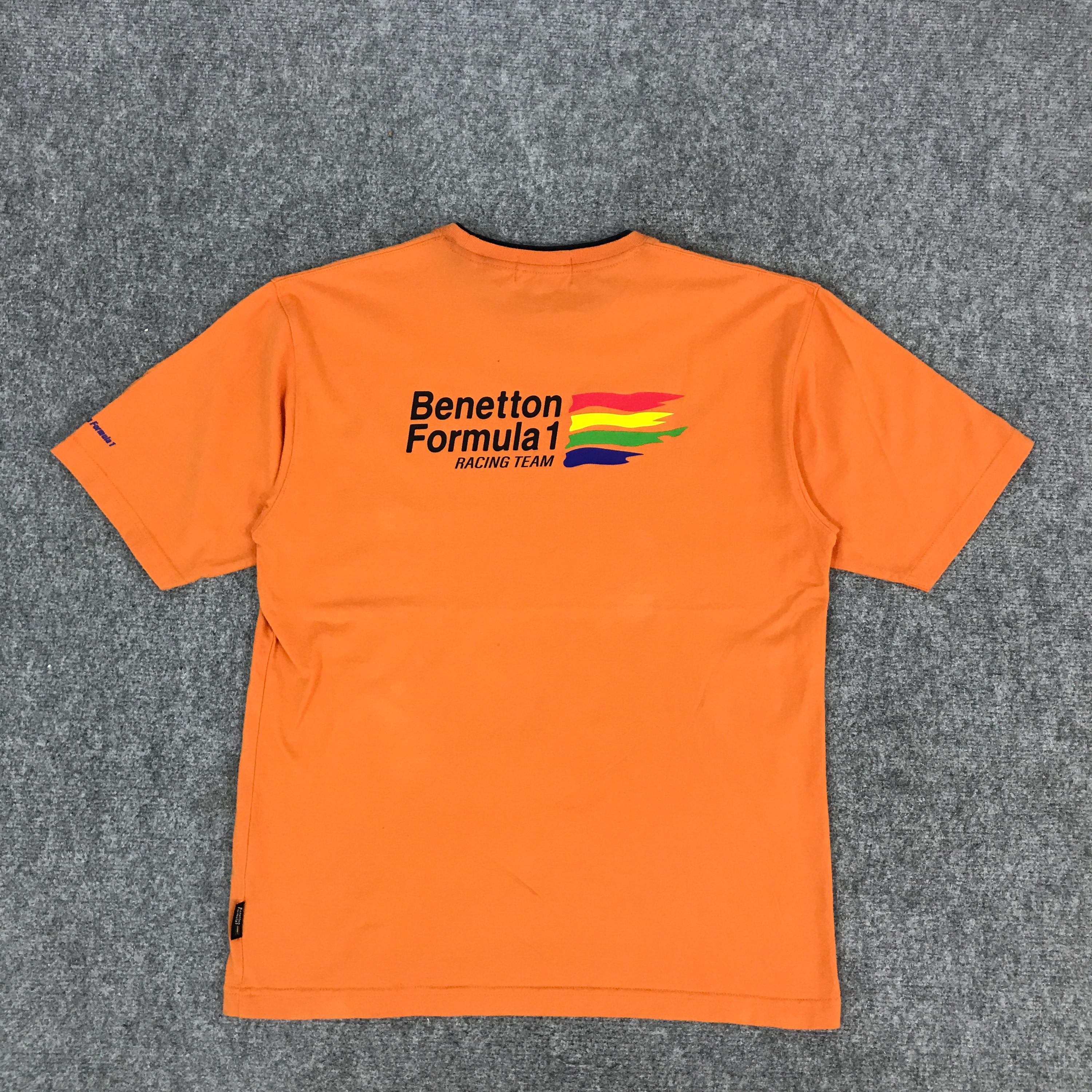 ヴィンテージ ベネトン フォーミュラ1 レーシングチーム Tシャツ 