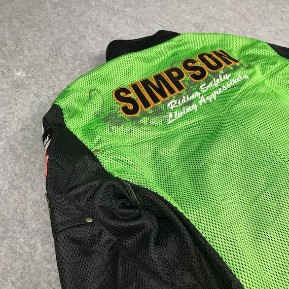 Vintage Simpson Racing Zipper Green Jacket - Etsy