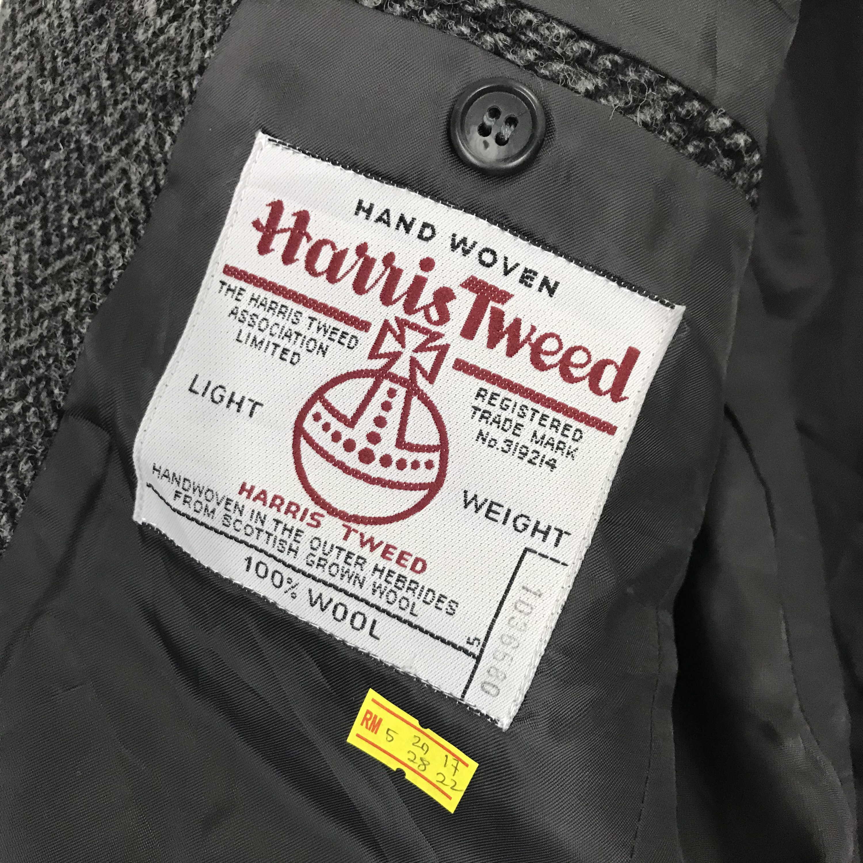 Vintage Harris Tweed Overall Wool Coat/japan Made - Etsy Finland