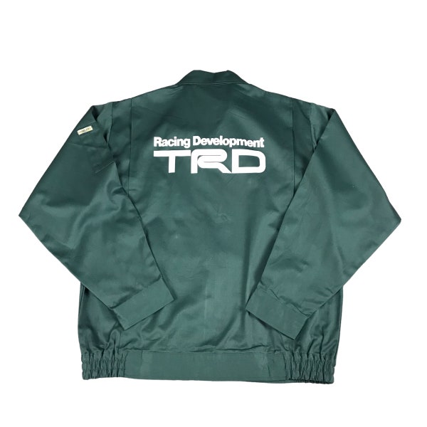 Chaqueta japonesa de uniforme de carreras Toyota de desarrollo Trd personalizado de trabajo vintage