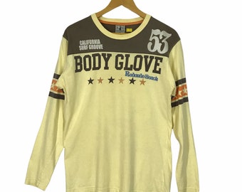 Vintage Body Glove Magliette a maniche lunghe / Guanto corpo California / Stile surf / vintage