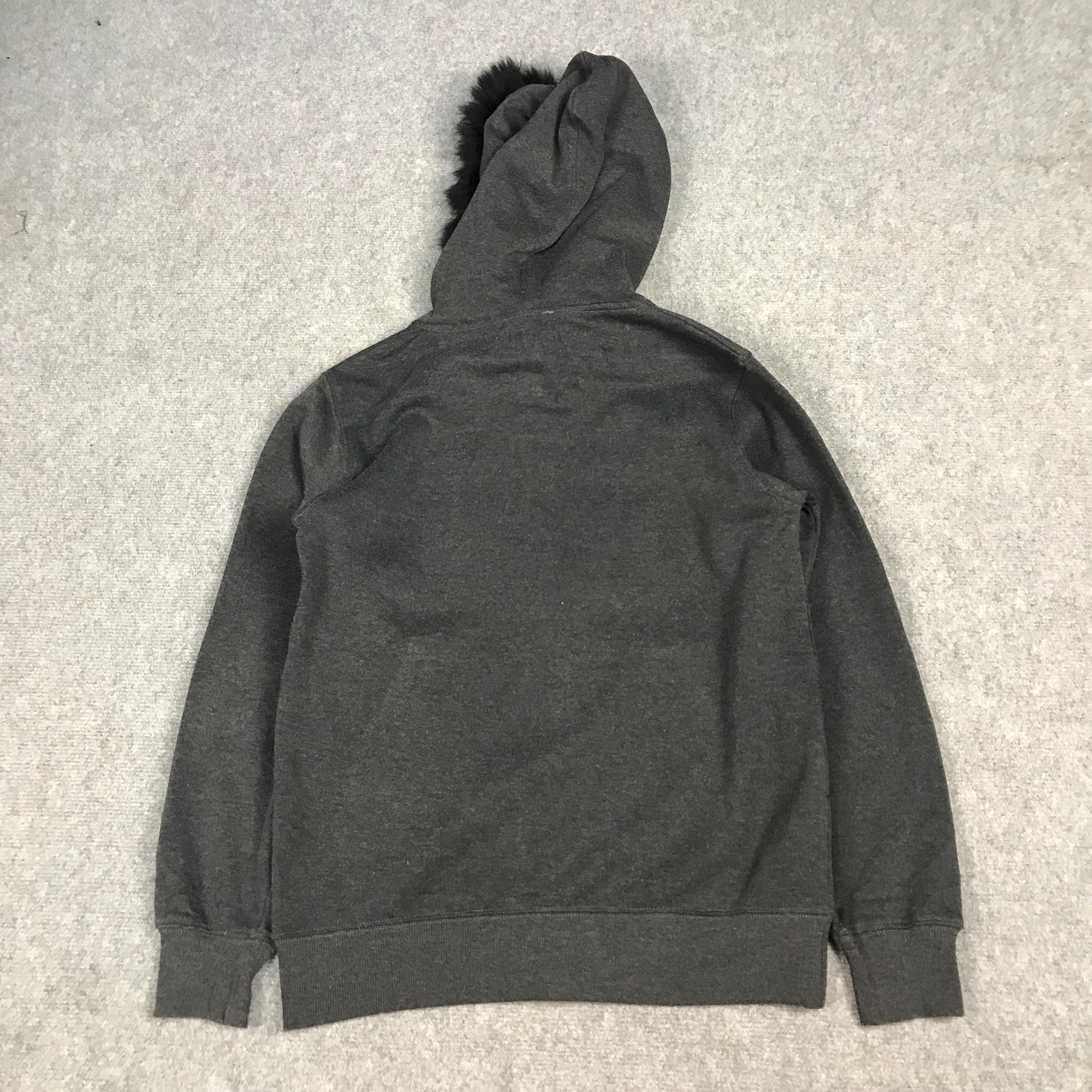 トップス REWARD IF FOUND FUR AFGHAN ZIP HOODIE Khaki Graphic Zip-Up Hoodie with Studded Cross Patch | Minga