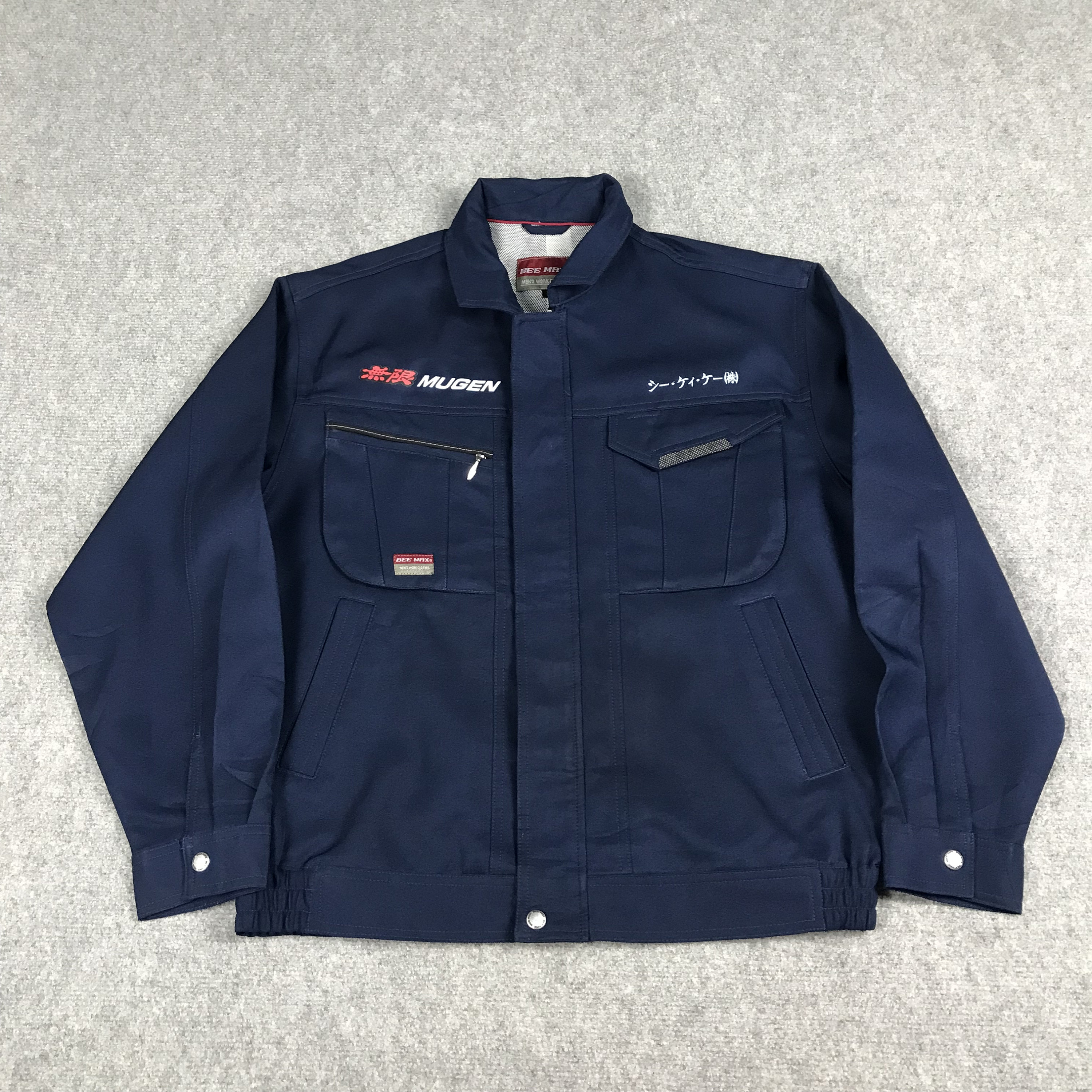 Vintage Work Jacket Custom Honda Mugen Racing Japan Brand Work