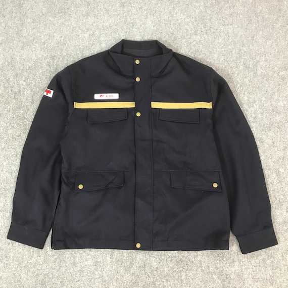 Vintage Japan Post Uniform Jacket Workwear Jacket - Etsy