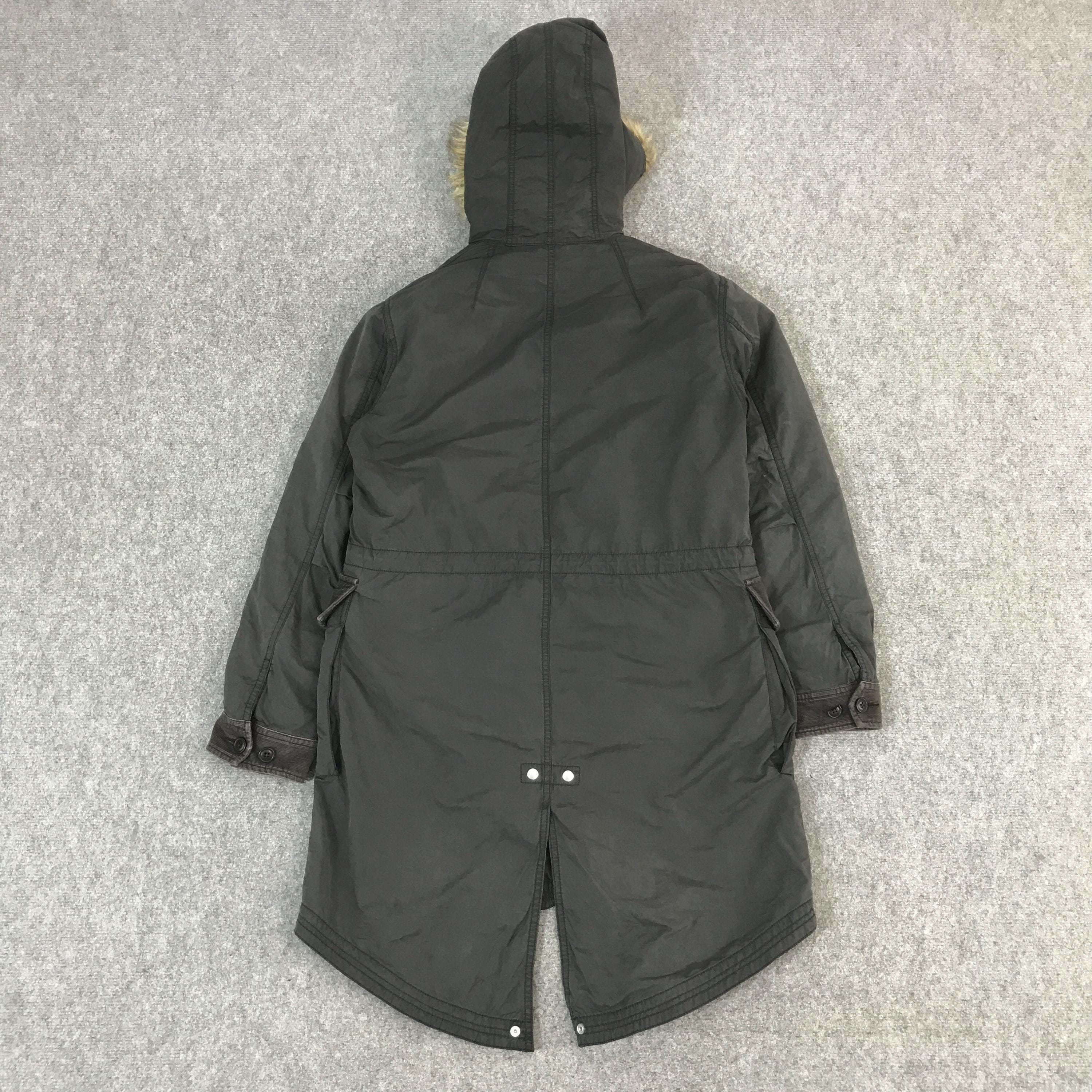 希少 UNDERCOVER FRAGMENT LACE UP PARKA Vintage Undercover X Uniqlo Jun Takahashi Parkas Fur Hoodies