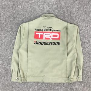 Vintage Toyota X Trd racing development motorsport custom jacket