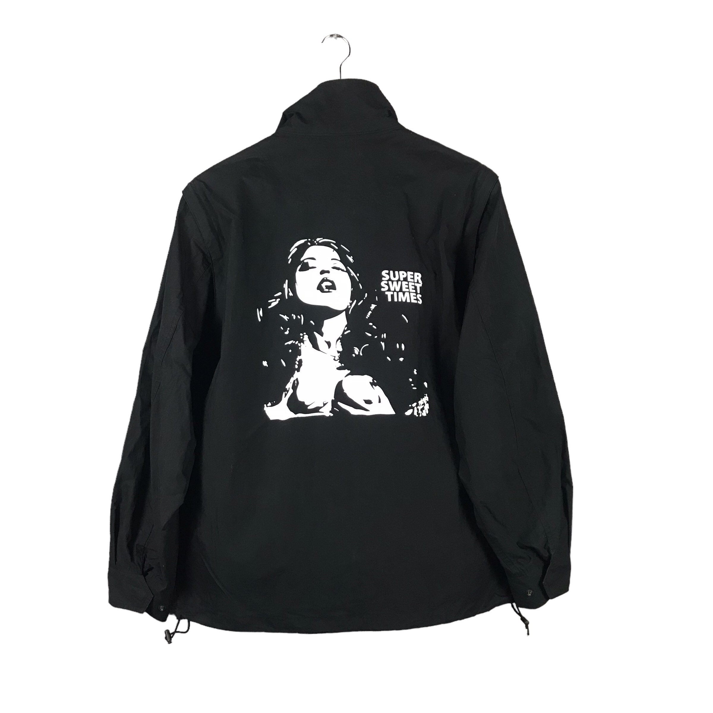 Vintage Mcgregor Black Jacket Art Inspired Hysteric Glamour Remover Sleeve Jacket Style Etsy Canada