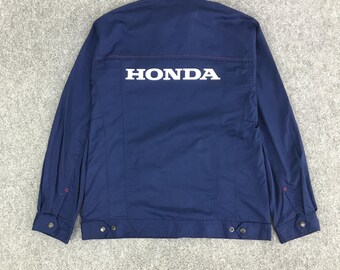ヴィンテージ レア ホンダ 無限 刺繍 ロゴ レーシング ボンバー