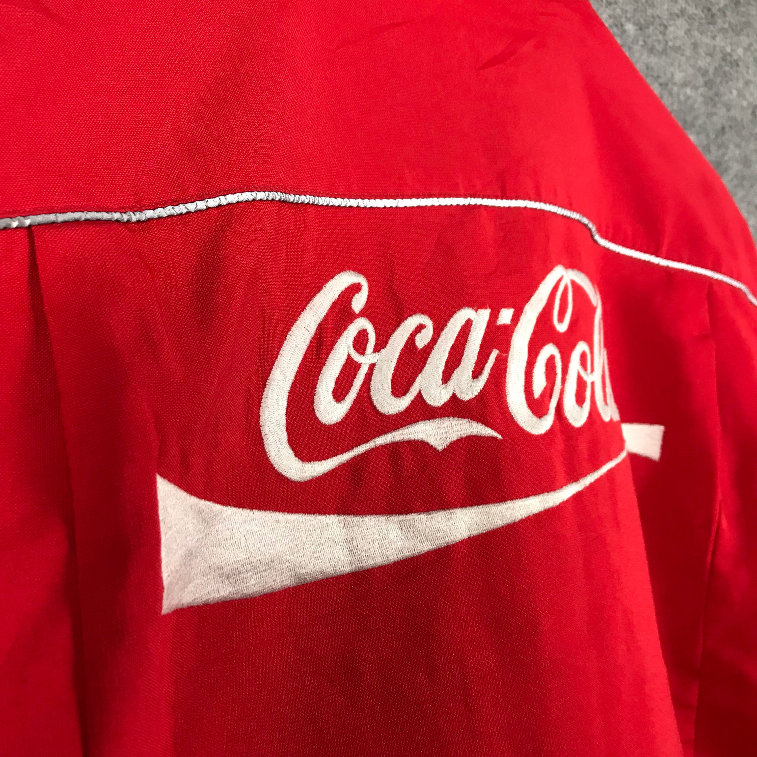 Vintage Coca Cola Uniform Japaners Work Button up Shirt