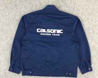 Vtg Calsonic Racing Team Uniform Japan Nissan Jacket - Etsy