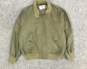 Vintage 90's Aquascutum Harrington Jacket Size Large Made in