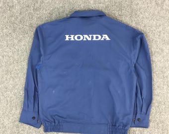 Vintage Honda HRC Racing Japan Racing Purple Jacket Honda Racing