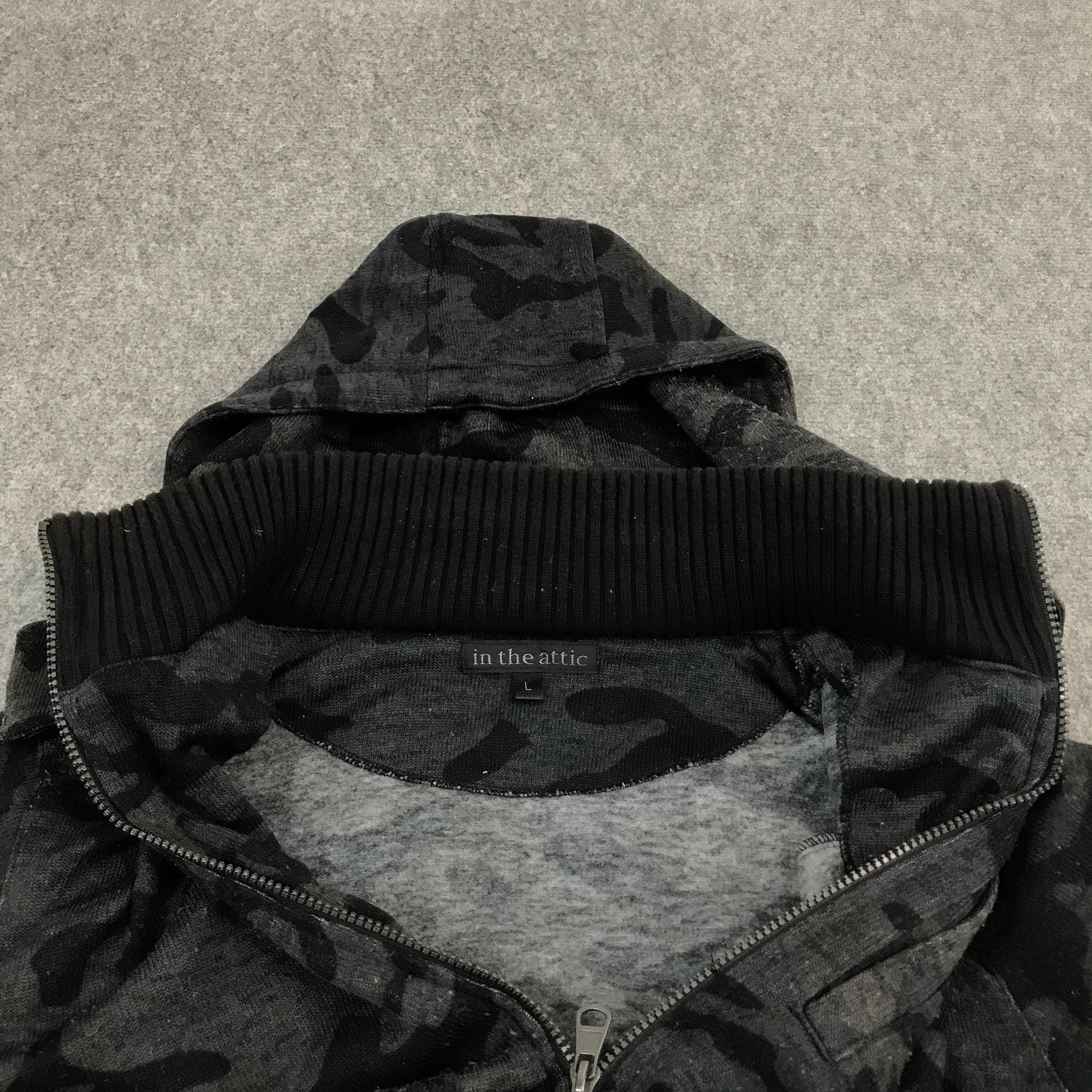 Vintage in the Attic Camo Hoodies Zipper Jacket - Etsy