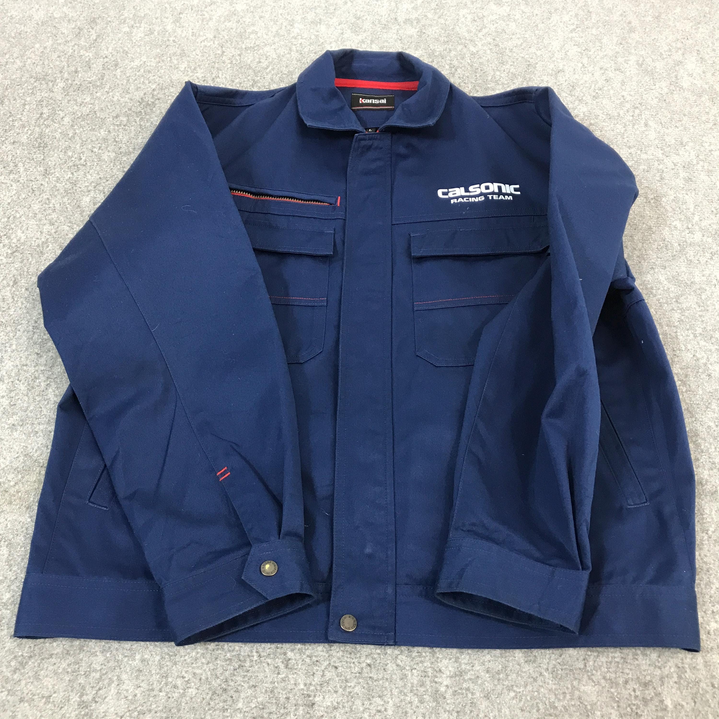 Vintage Calsonic Racing Team Uniform Nissan F1 Design Kansai