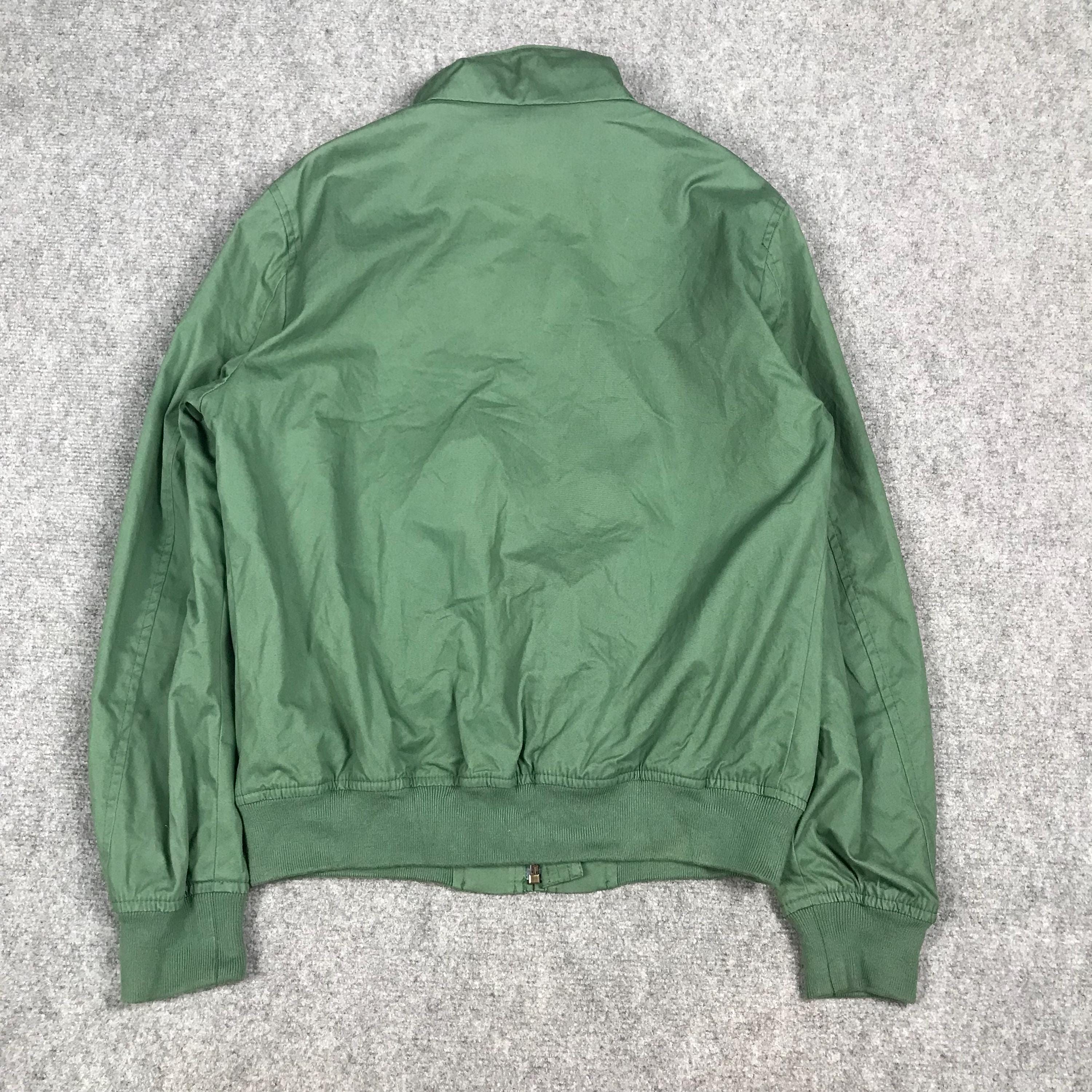 Vintage Brooks Brothers Green Jacket Bomber Cotton Jacket - Etsy