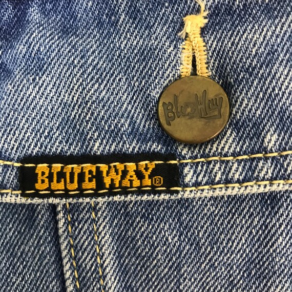 Vtg Blueway tracker denim Jacket - image 7