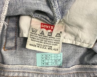 ヴィンテージ リーバイス 501 ダメージ加工 パッチワーク デニム