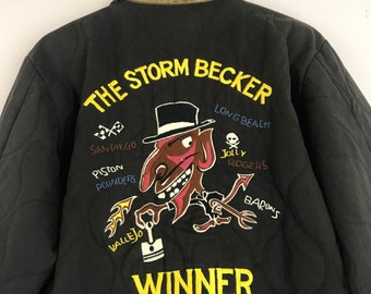 Vintage the Storm Becker Embroidery Jacket/vintage Japan