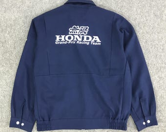 ヴィンテージ レア ホンダ 無限 刺繍 ロゴ レーシング ボンバー